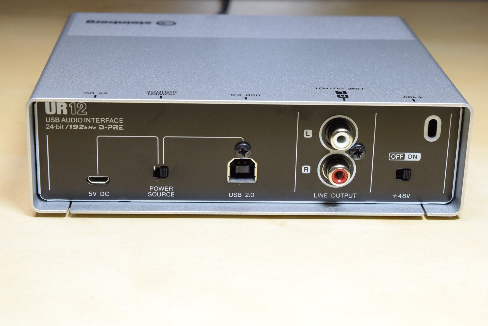 Steinberg/YAMAHA純正の1万円オーディオIF、UR12は買いなのか!? | DTM