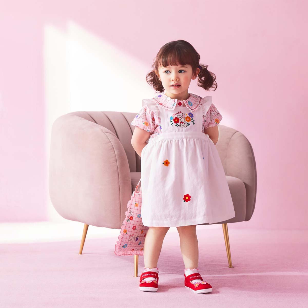 チエコサク】ジャンパースカート – ミキハウスオフィシャルサイト