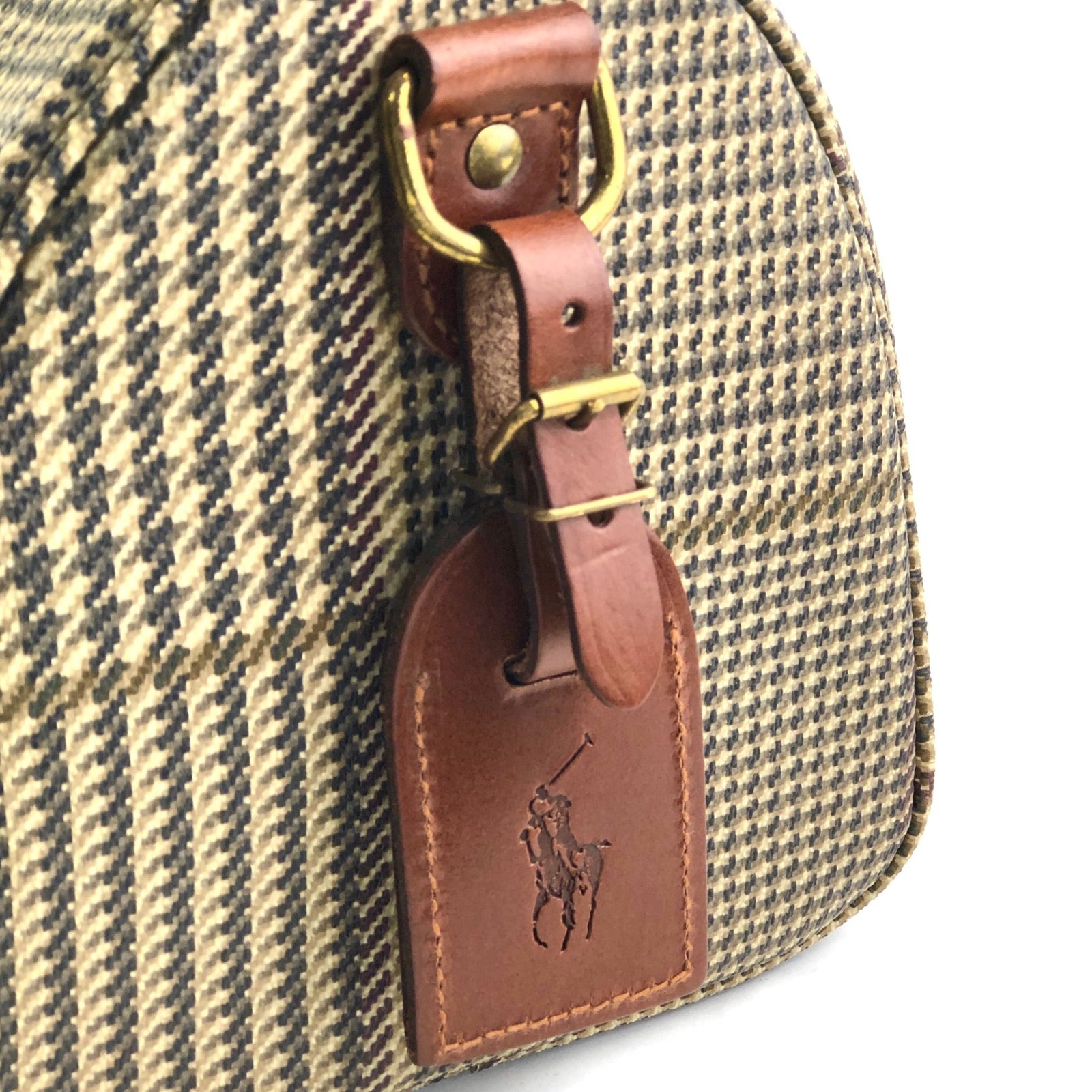 POLO RALPH LAUREN ポロ ラルフローレン グレンチェック ハンドバッグ