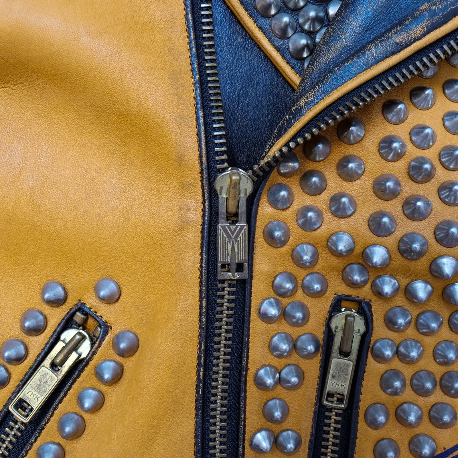 BLACK MEANS ブラックミーンズ 1点物 Studs スタッズ ライダース