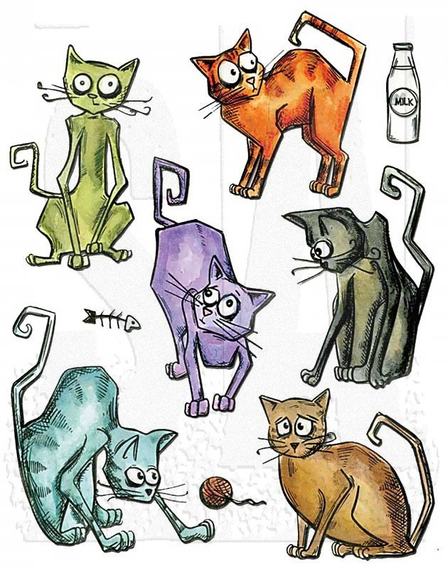 Sizzix Framelits Die Set: Crazy Cats 661209